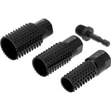 Набор цилин. фрез- рашп. по дереву 4шт | M14 (YT-61775)