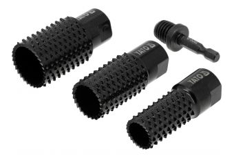 Набор цилин. фрез- рашп. по дереву 4шт | M14 (YT-61775)