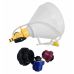 Set of 4 funnels for pouring coolant into the radiator with spill protection (SK0044)
