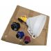 Set of 4 funnels for pouring coolant into the radiator with spill protection (SK0044)