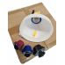Set of 4 funnels for pouring coolant into the radiator with spill protection (SK0044)