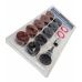 Wheel hub grinding set | for bolts and nuts | 14 pcs. (SK7074)