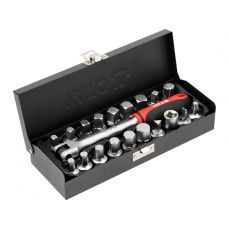 Komplekts notekcaurules aizbāžņiem ar atslēgu | 3/8" | 20 gab. (YT-05992)