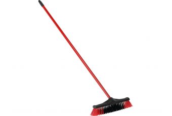 Slota, tīrīšanas suka, dārza slota | 400 mm | ar rokturi 140 cm (YT-86851)