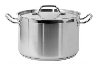 Medium pot with lid | SS | 28 x 18 cm | 11.1L (YG-00024)