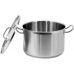 Medium pot with lid | SS | 28 x 18 cm | 11.1L (YG-00024)