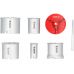 Tungsten Crown Set | 33-83 MM | 7 pcs. (YT-43920)
