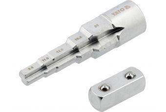 Step key with adapter | 9.6 / 11.6 / 12.7 / 16.4 / 21 mm (YT-03319)