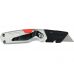 Knife with retractable trapezoidal blade (YT-75210)