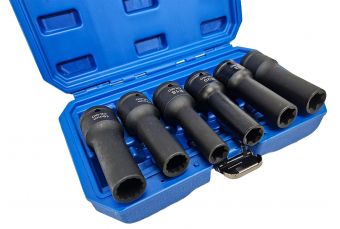 Set of impact socket wrenches Dr. 6 pcs. 3/4" 12-point (SK3410)