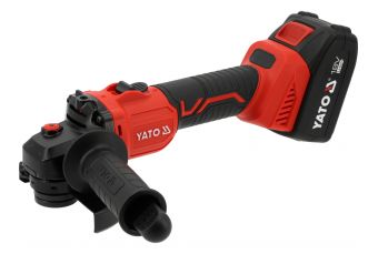 Cordless Angle Grinder | 18V | 125mm (brushless; with 4Ah battery x 2) (YT-828252)