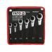 Ratslēgu komplekts paplašinātām uzgriežņiem | 6 gab. | 8–19 mm (YT-01344)