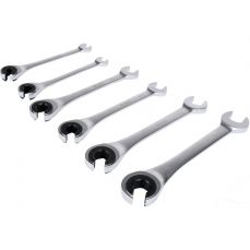 Ratslēgu komplekts paplašinātām uzgriežņiem | 6 gab. | 8–19 mm (YT-01344)