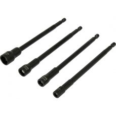 Uzgaļi ar magnētiskām galviņām CR-V | 1/4" | 150 mm | 4 gab. | 6-13 mm (YT-04642)