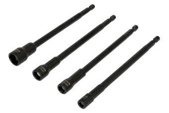 Uzgaļi ar magnētiskām galviņām CR-V | 1/4" | 150 mm | 4 gab. | 6-13 mm (YT-04642)