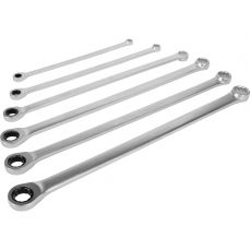 Set of long keys with ratchet | 8-19 mm | 6 pcs. (YT-50385)