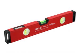 Alumīnija līmenis | 400 mm | ar rokturi | 3-acis (YT-30080)