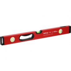 Alumīnija līmenis | 600 mm | ar rokturi | 3-acis (YT-30081)