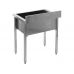 Stainless steel sink table with a large bowl 60 X 60 cm (YG-30920)