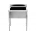 Stainless steel sink table with a large bowl 60 X 60 cm (YG-30920)