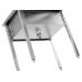 Stainless steel sink table with a large bowl 60 X 60 cm (YG-30920)