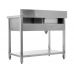 Stainless steel sink table | 100 X 60 cm (YG-30900)