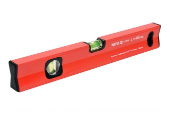 Alumīnija būvniecības līmenis | magnētisks | 400 mm (YT-30060)