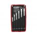 Set of extended socket wrenches with ratchet and joint | with switch | 8-19 mm, 6 pcs. (YT-50390)