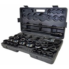 Set of impact sockets | Cr-Mo | with ratchet mechanism | 25 mm (1") | 20 mm (3/4") | 26 pcs (H4221226)