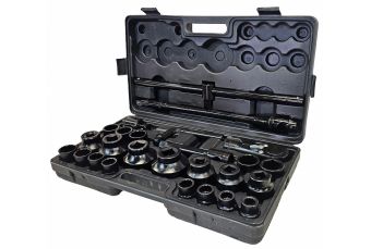 Set of impact sockets | Cr-Mo | with ratchet mechanism | 25 mm (1") | 20 mm (3/4") | 26 pcs (H4221226)