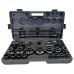 Set of impact sockets | Cr-Mo | with ratchet mechanism | 25 mm (1") | 20 mm (3/4") | 26 pcs (H4221226)