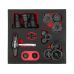 Oil pan drain plug set | 16 pcs. (YT-05996)