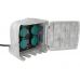 Street garden socket | stone imitation | IP44 | 4 X 230V (YT-81271)
