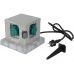 Outdoor socket in decorative cube | IP44 | 4 sockets of 230 V (YT-81272)