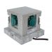 Outdoor socket in decorative cube | IP44 | 4 sockets of 230 V (YT-81272)