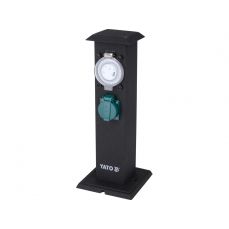 Outdoor socket in metal housing | IP44 | 4 x 230 V (YT-81276)