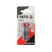 Screwdriver bit set with magnetic ring and limiter | 2 pcs. | 50 mm | PH2 (YT-78170)