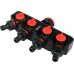 Water distributor with faucet 3/4" - 1" | 4 directions (YT-89100) (YT-89103)