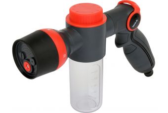 Garden hose sprayer, 4 working modes | with dispenser (YT-89512)
