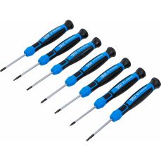 Set of precision screwdrivers | PH00 - PH0 / slotted SL 2.5 - 3.0 mm / T8 - T9 - T10 | 7 pcs. (4881)