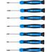 Precīzo skrūvgriežu komplekts | PH00 – PH0 / ar rievu SL 2,5 – 3,0 mm / T8 – T9 – T10 | 7 gab.  (4881)