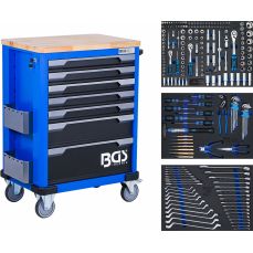 Tool cabinet on wheels | with tools | 7 drawers | 263 items (6066)