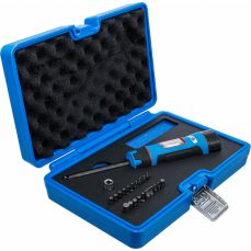 Torque wrench and accessory set | 6.3 mm 1/4" | 1 - 8 Nm | 22 pcs. (7122)