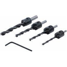 Drills/Milling cutters for wood | 4 pcs. | 4-5-6-8 mm (50790)