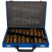 Set of high-speed steel (HSS) drill bits | titanium nitride | 1–10 mm | 231 pcs. (72130)