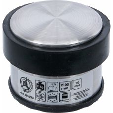 Floor door stop | stainless steel | 90x70 mm | 2 kg (85550)