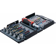 Set of bits, socket heads, and screwdriver/rachet | 53 pcs. (90105)