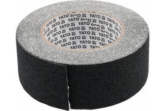 Black anti-slip PVC tape for stairs and walkways | 50 mm x 10 m (YT-72501)