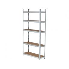 Galvanized HDF warehouse shelf | 180 x 90 x 30 cm (78483)