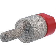 Diamond cylindrical milling cutter M14 | 10-25 mm | for enlarging holes | for ceramics and stone (YT-61785)
